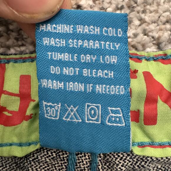 Jinzu Denim Jeans Boys 16 Straight Leg Blue Multicolor Stitch Graffiti Pockets - Picture 8 of 9